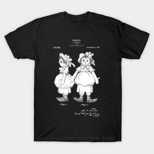 Raggedy Ann Doll Patent. Real Annabelle haunted or possessed doll - PBpng T-Shirt